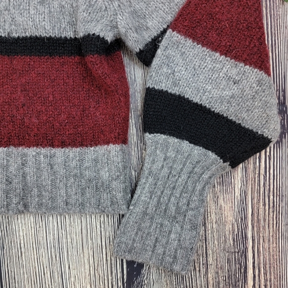 Veronica Beard Magda Stripe Alpaca and Merino Wool Blend Sweater - Picture 7 of 13